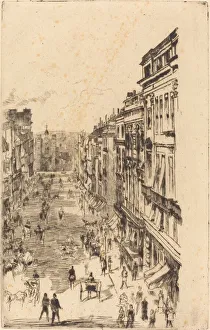 St Jamess Street Prints: St Jamess Street, 1878. Creator: James Abbott McNeill Whistler