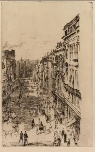 St. Jamess Street, 1878. Creator: James Abbott McNeill Whistler