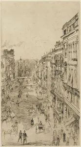 St. Jamess Street, 1878. Creator: James Abbott McNeill Whistler