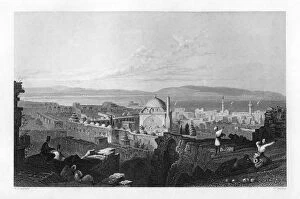 Barber Collection: St Jean D Acre, Israel, 1841.Artist: Thomas Barber
