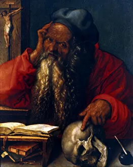 Deceased Gallery: St Jerome, 1521. Artist: Albrecht Durer