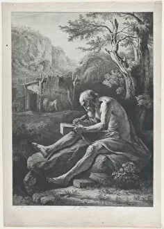 St Jerome Collection: St. Jerome, 1797. Creator: Jean-Jacques de Boissieu