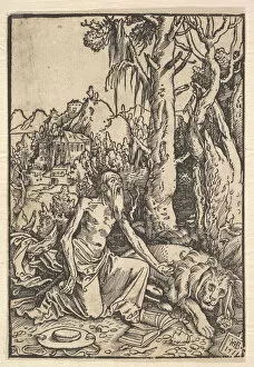 Baldung Grien Hans Gallery: St. Jerome in the Desert, 1511. Creator: Hans Baldung