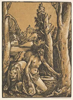 Baldung Grien Hans Gallery: St. Jerome in the Desert, ca. 1511. Creator: Hans Baldung