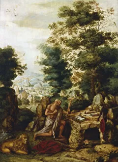 Cell Collection: St Jerome in a Landscape, c1530-c1550. Artist: Herri met de Bles