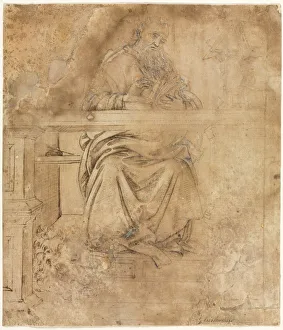 Pricked Prints: St. Jerome in His Study, c. 1490. Creator: Filippino Lippi (Italian, 1457-1504)