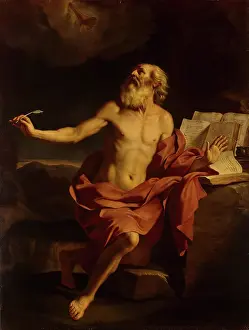 Bolognese School Prints: St Jerome in the Wilderness, 1650. Creator: Guercino
