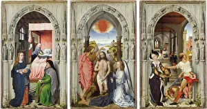 Decapitation Prints: St John Altarpiece (after Rogier van der Weyden), c1510. Creator: Dutch Master