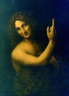 St John the Baptist, 1513-1516. Artist: Leonardo da Vinci