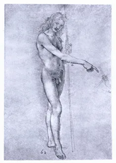 Royal Library Prints: St John the Baptist, c1478. Artist: Leonardo da Vinci