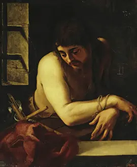 Penitentiary Prints: St John the Baptist in the Prison, 1567. Creator: Juan Fernandez de Navarette