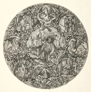 St. John the Baptist Surrounded by the Evangelists and Four Fathers of the Latin Church, 1466