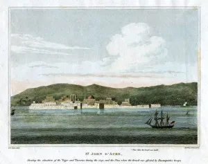 Acco Gallery: St John d Acre, Palestine, 1825.Artist: Letitia Byrne
