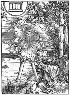 Celestial Gallery: St John devouring the Book, 1498, (1936).Artist: Albrecht Durer