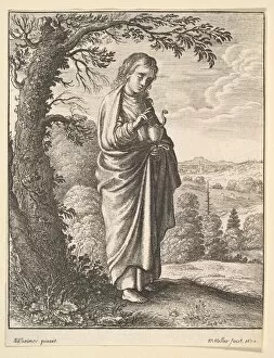 Adam Elsheimer Collection: St. John the Evangelist, 1650. Creator: Wenceslaus Hollar