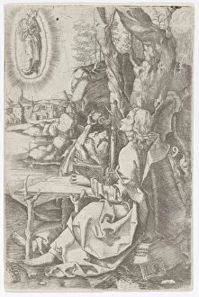 St. John on Patmos, ca. 1508-1532. Creator: Ludwig Krug
