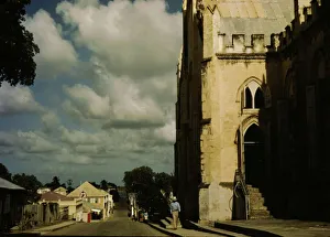St. Johns Anglican Church, King Street, St. Croix, Virgin Islands, 1941. Creator: Jack Delano