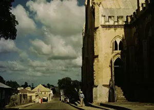 St. John's Anglican Church, King Street, St. Croix, Virgin Islands, 1941. Creator: Jack Delano