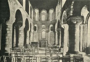 Adam Charles Black Prints: St. Johns Chapel, Tower of London, Norman Architecture, 1908