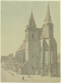 Protestantism Prints: St. John's Church in Ansbach