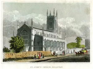 Holloway Prints: St Johns Church, Holloway, Islington, London