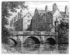 River Cam Prints: St Johns College, Cambridge, 1900