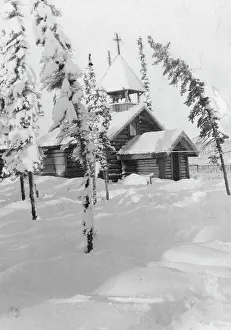 St Johns Church Prints: St. John's Episcopal Mission, between c1900 and 1923. Creator: Unknown