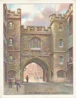 Wd Ho Prints: St. Johns Gate, Clerkenwell, 1929