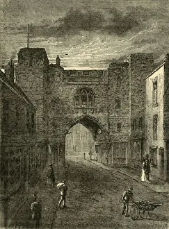 Clerkenwell Prints: St. Johns Gate, Clerkenwell, c1872. Creator: Unknown