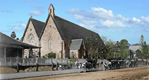 St John's Pro-Cathedral, Brisbane, Queensland, c1885. Creator: Robert Augustus Henry L'Estrange.<br> St John's Pro-Cathedral, Brisbane, Queensland, c1885