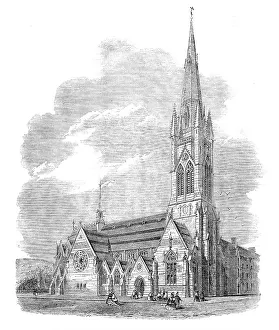 St. John's Roman Catholic Church, South Parade, Bath, 1864. Creator: Unknown