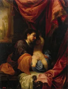 Tenderness Prints: St Joseph and the Infant Christ, 1662. Creator: Juan Antonio de Frias y Escalante