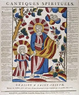 St Joseph and Jesus walking hand-in-hand, 18th century