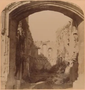 Glastonbury Prints: St. Josephs Chapel, Glastonbury Abbey (6th Century), 1900. Creator: Underwood & Underwood