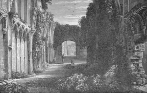 Alexander Francis Gallery: St. Josephs Chapel, Interior, Looking East, Glastonbury Abbey, c1880, (1897)