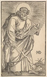 St Jude Prints: St. Judas Thaddaeus from Christ and the Apostles, 1519. Creator: Hans Baldung