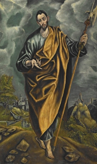 St Jude Prints: St Judas Thaddaeus or St Thomas, 1600s. Creator: El Greco