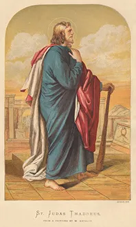 Judas Gallery: St. Judas Thaddeus, mid-late 19th century. Creator: Wilhelm Kandler