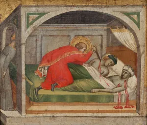Parents Prints: St Julianus Murdering his Parents. Creator: Spinello Aretino