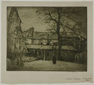 Maclaughlan Donald Shaw Prints: St. Julien-le-Pauvre, 1899. Creator: Donald Shaw MacLaughlan
