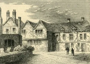 St. Katherines Hospital - The Brothers Houses in 1781, (c1872). Creator: Unknown