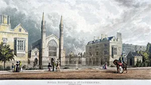 St Katherines Hospital, Regents Park, London, 1828