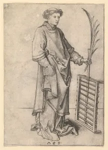 Martin Prints: St. Lawrence, ca. 1435-1491. Creator: Martin Schongauer