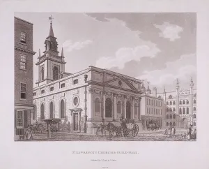 Thomas I Prints: St Lawrence Jewry, London, 1798. Artist: Thomas Malton II
