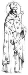 Midi Pyrenees Collection: St Louis (1274-1297), Bishop of Toulouse, 1849