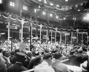 Wilson Thomas Woodrow Prints: St. Louis Conv. 1916. Creator: Bain News Service
