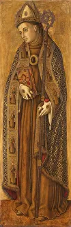 Crosier Prints: St Louis of France, 1481-1502. Creator: Vittore Crivelli
