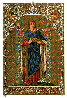 Thirteenth Century Collection: St Louis (Louis IX, King of France), 1886