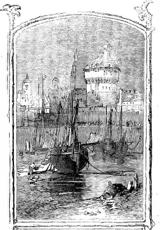 St Malo Prints: St. Malo, 1858. Creator: Unknown
