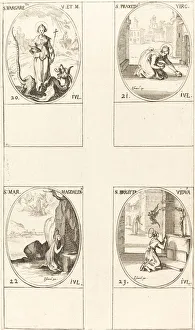 St Mary Magdalene Gallery: St. Margaret of Antioch; St. Praxedes; St. Mary Magdalene; St. Bridget of Sweden